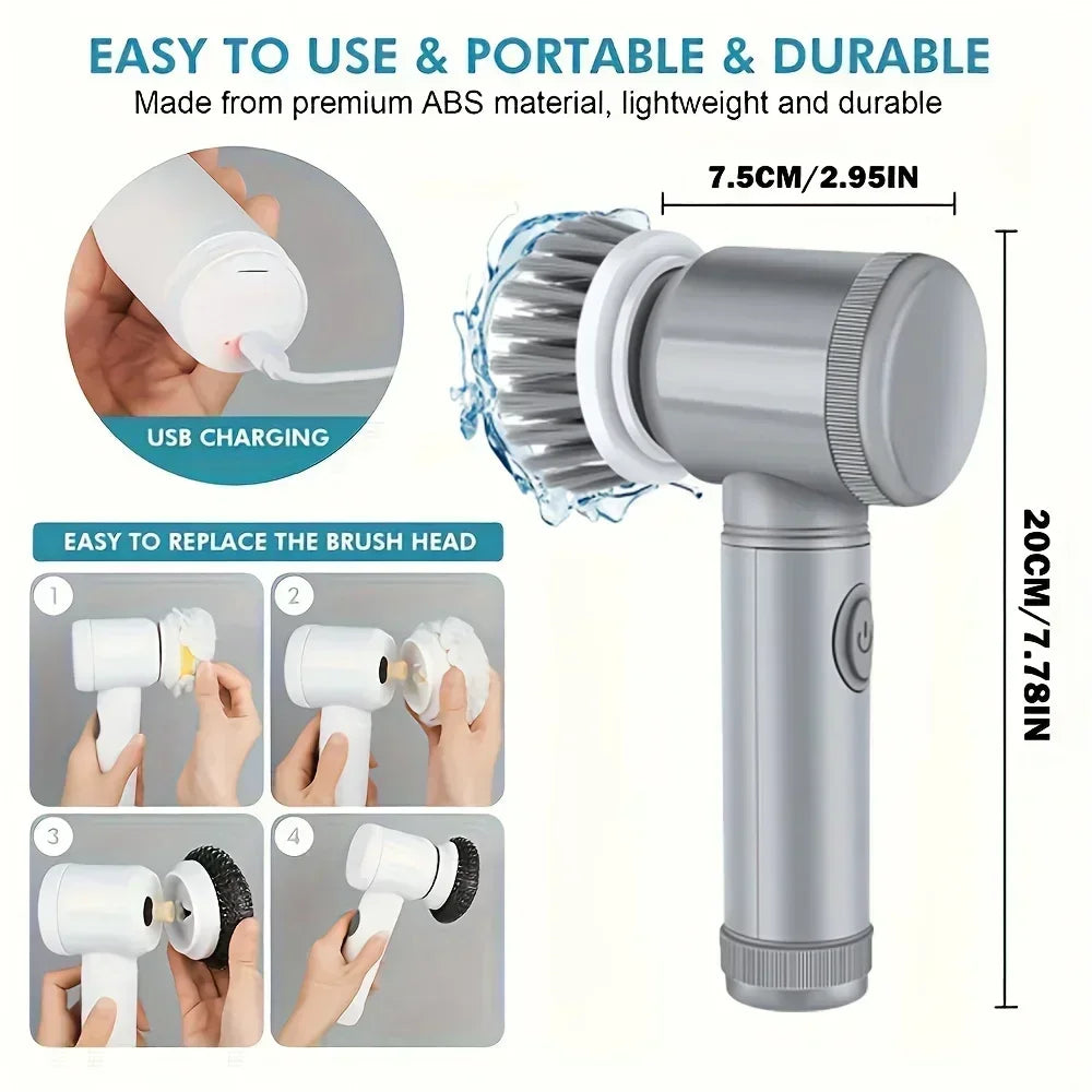 SpinClean Pro 360 – Cordless Electric Scrubber