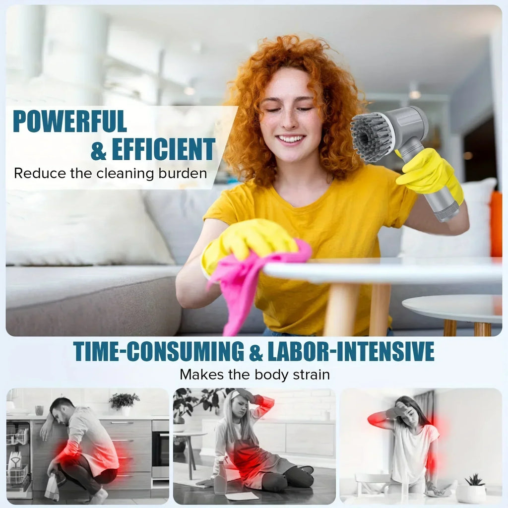 SpinClean Pro 360 – Cordless Electric Scrubber