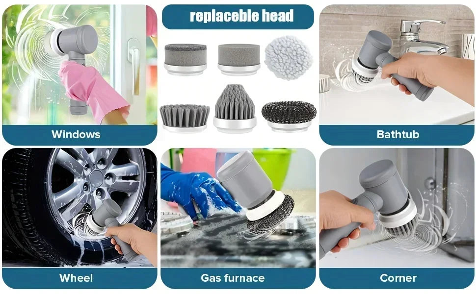 SpinClean Pro 360 – Cordless Electric Scrubber