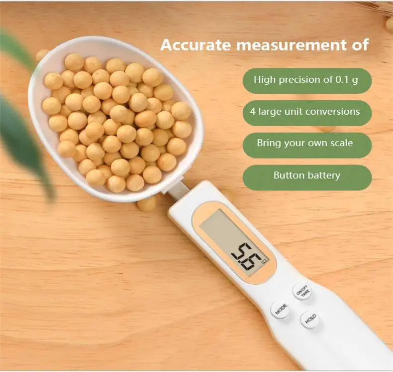 Precision Kitchen Spoon Scale | 0.1g Accuracy